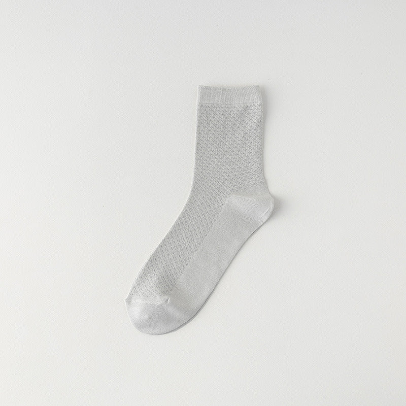 Breathable Sweat-Absorbent Mens Business Stockings