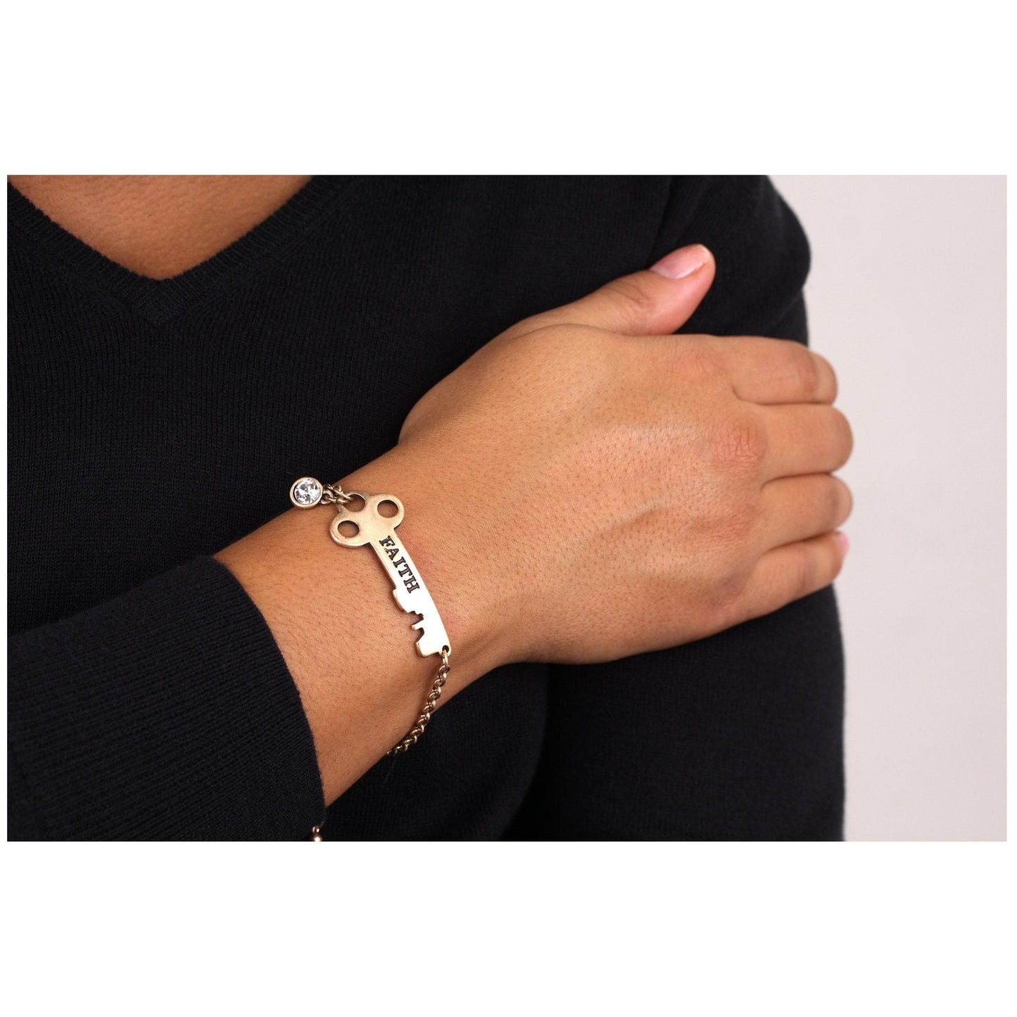 Faith is the Key Bracelet