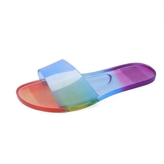 Fashion Jelly Women Slippers Summer Candy Colors Elegant Modern Design For Womens