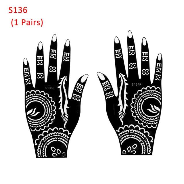 Fashion Women's Tattoo For Arm Temporary Body Paint Sticker Luxury Design For Wedding Party
