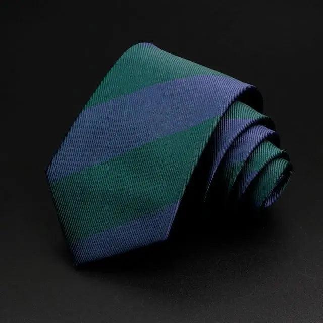 Fashionable Men Office Elegant Necktie Daily Wear Wedding Necktie Party Men Striped Formal Design Neckties Classic Plaid Necktie Stripe Ties Pattern Business Formal Tie