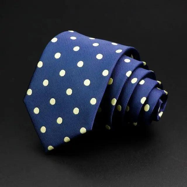 Fashionable Men Office Elegant Necktie Daily Wear Wedding Necktie Party Men Striped Formal Design Neckties Classic Plaid Necktie Stripe Ties Pattern Business Formal Tie