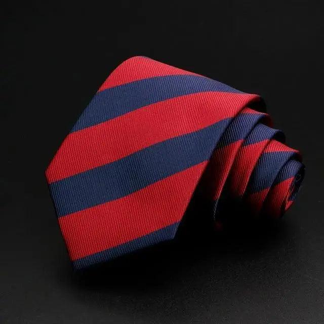 Fashionable Men Office Elegant Necktie Daily Wear Wedding Necktie Party Men Striped Formal Design Neckties Classic Plaid Necktie Stripe Ties Pattern Business Formal Tie