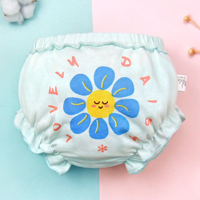 Korean Style Shorts Children's Briefs Girls' Underwear Without Pp