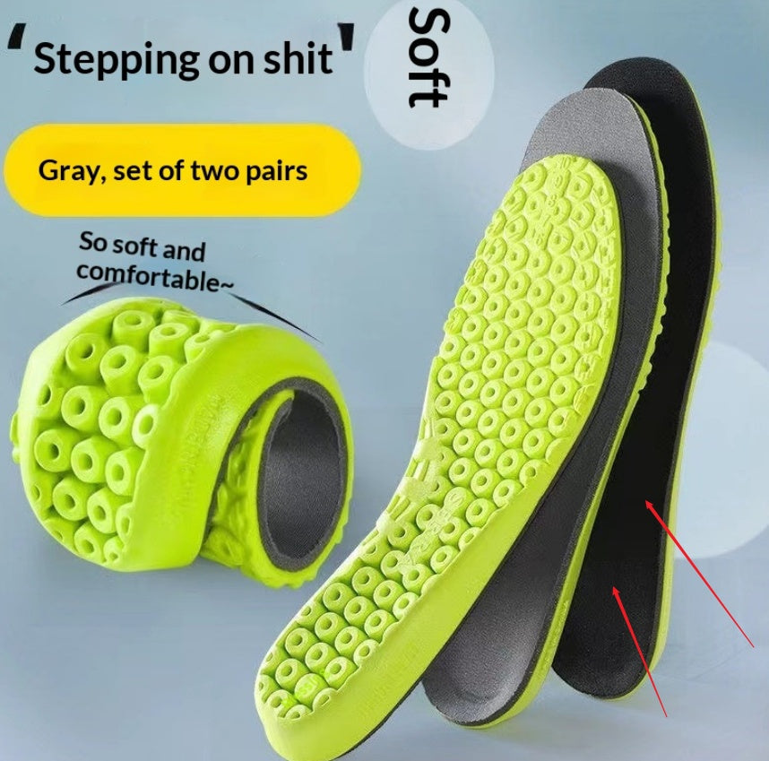Shock-absorbing Athletic Insoles