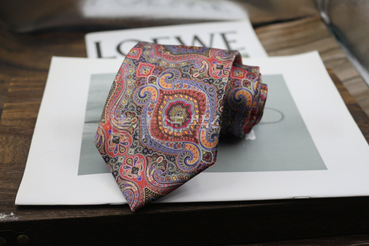 9cm Business Formal Wide-width Tie, Mens Vintage Style