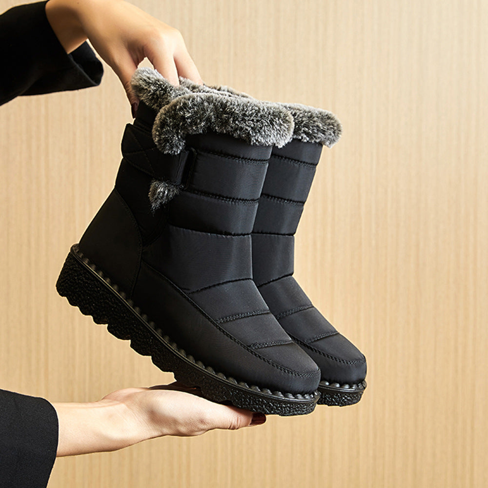 Women’s Waterproof Plush Snow Boots