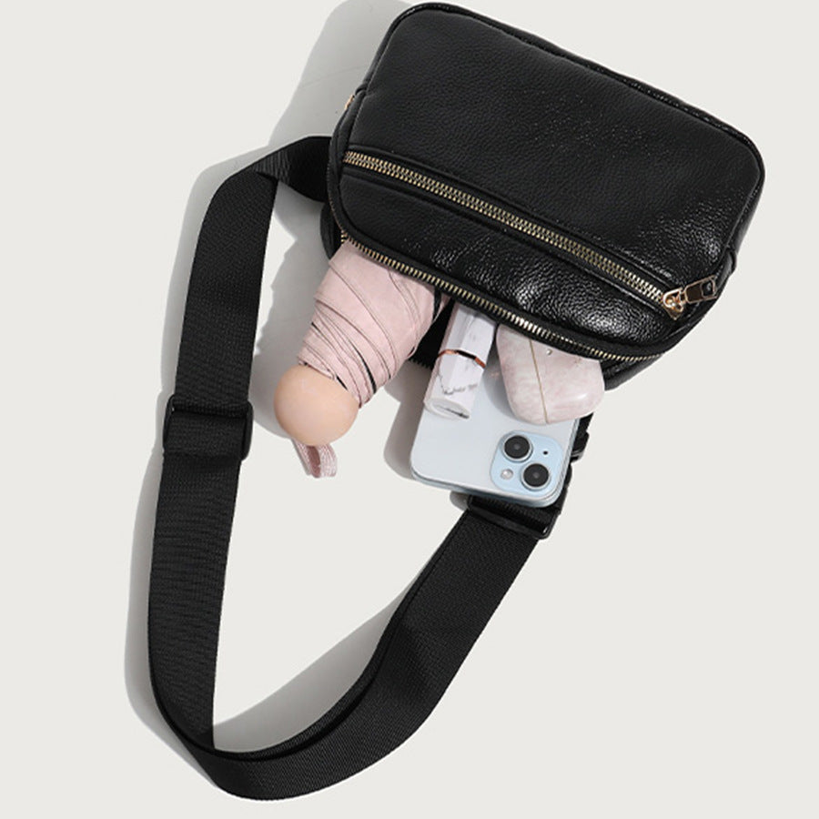 Adjustable Fashionable Solid-color Everyday Waist Bag
