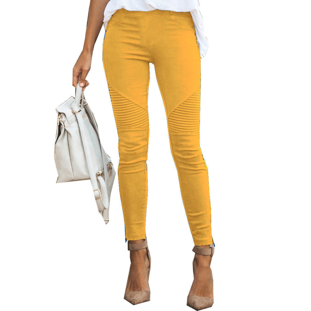 Stylish Womens Casual Slim-fit Stretch Pants