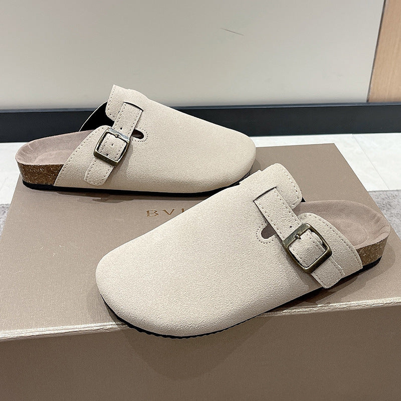 Roman Sandals Casual Half-slippers Trendy Loafers