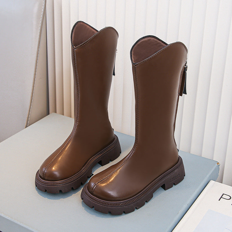 Girls' Shoes Winter Children's Boots Spring And Autumn Children's Shoes