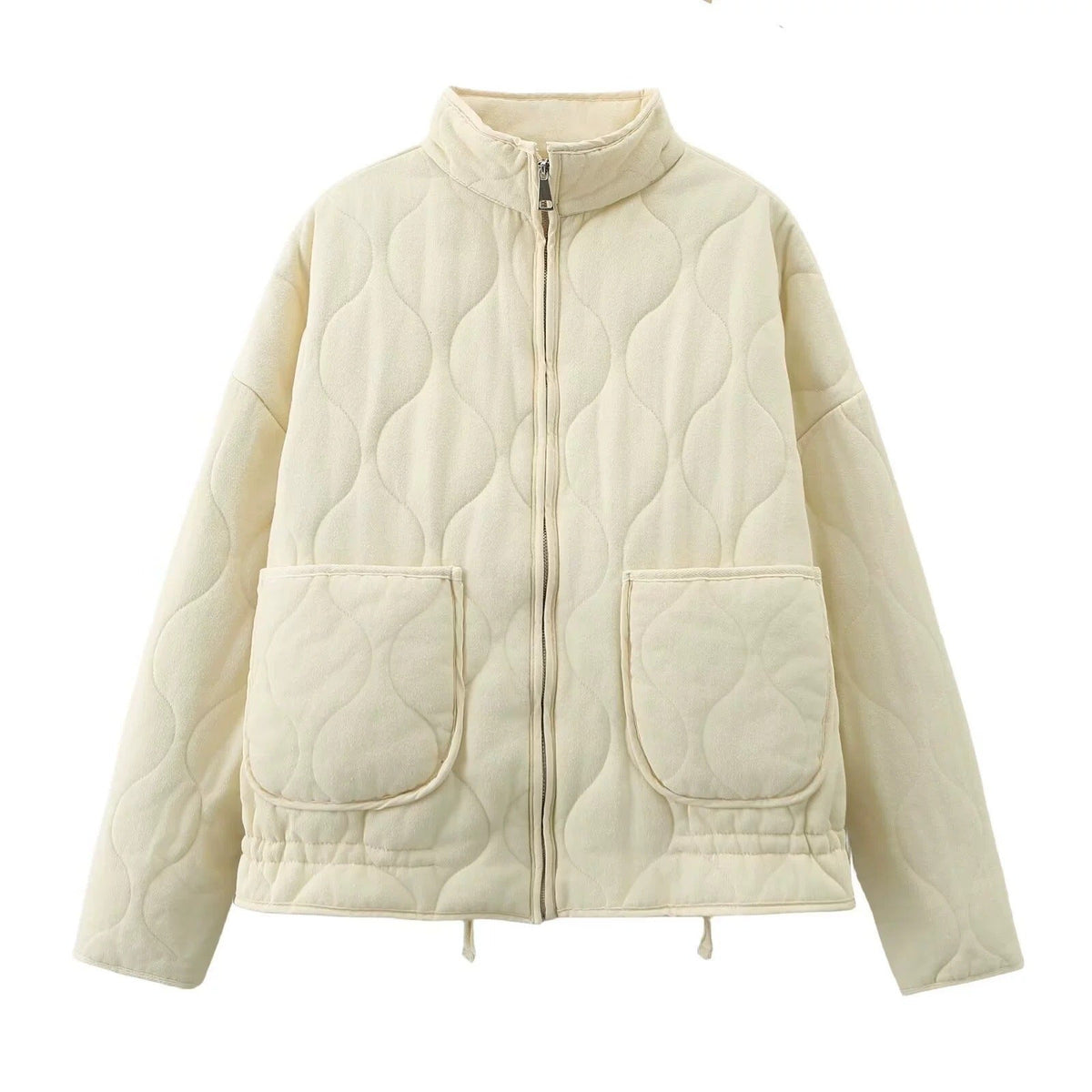Loose, Oversized Quilted Lightweight Cotton-padded Jacket