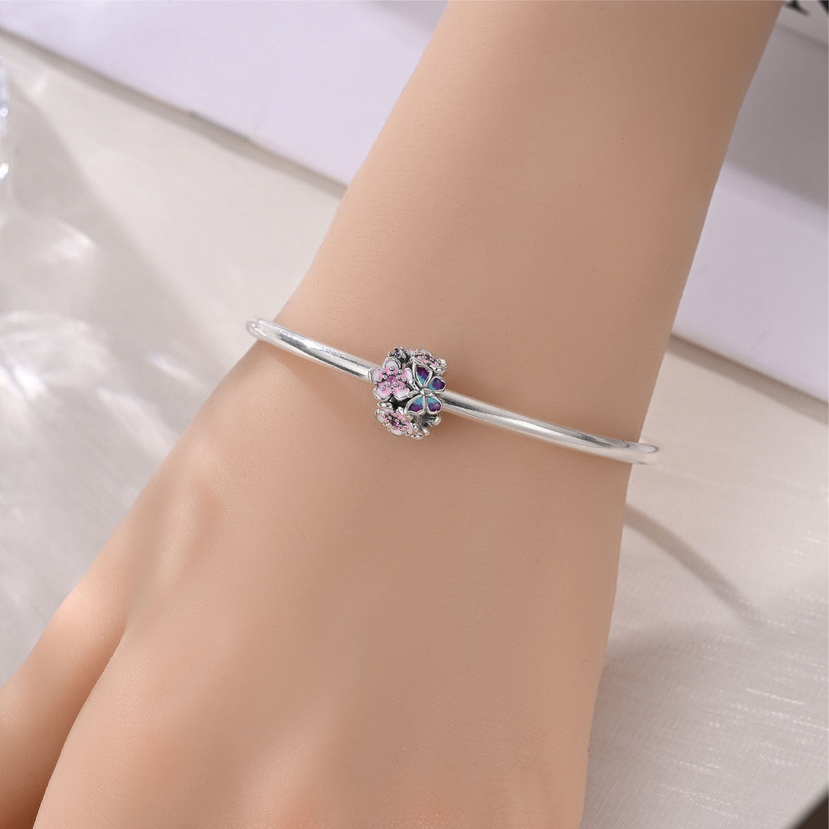 Romantic And Elegant Flower Beaded Bracelet