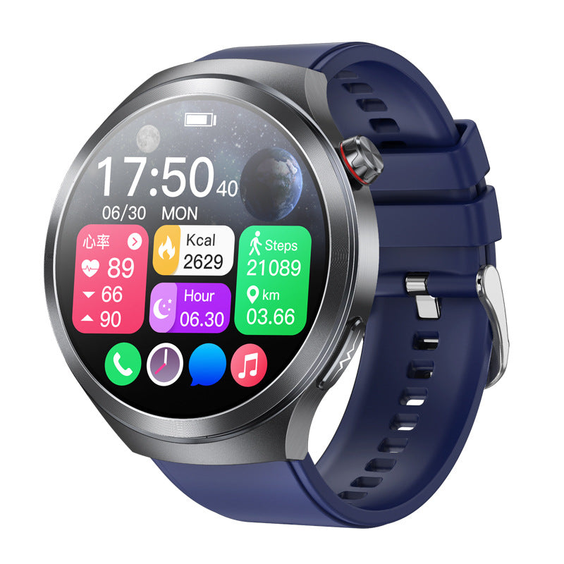 Smart Watch AMOLED Screen ECG Heart Rate Pressure Blood Oxygen Health