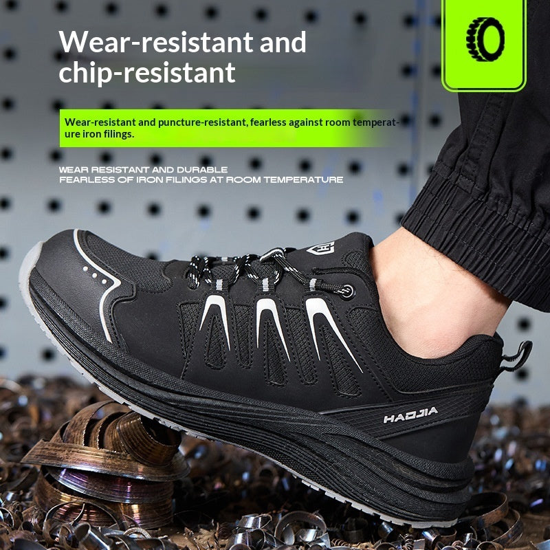 Four Season Anti Smash Puncture Resistant Work Safety Shoes For Men
