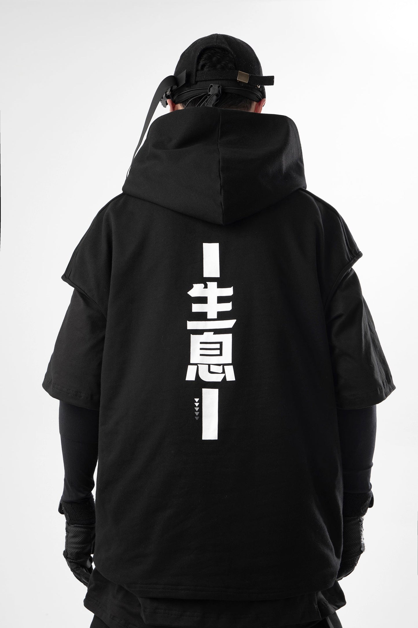 JX "All Business" Kurzarm-Hoodie