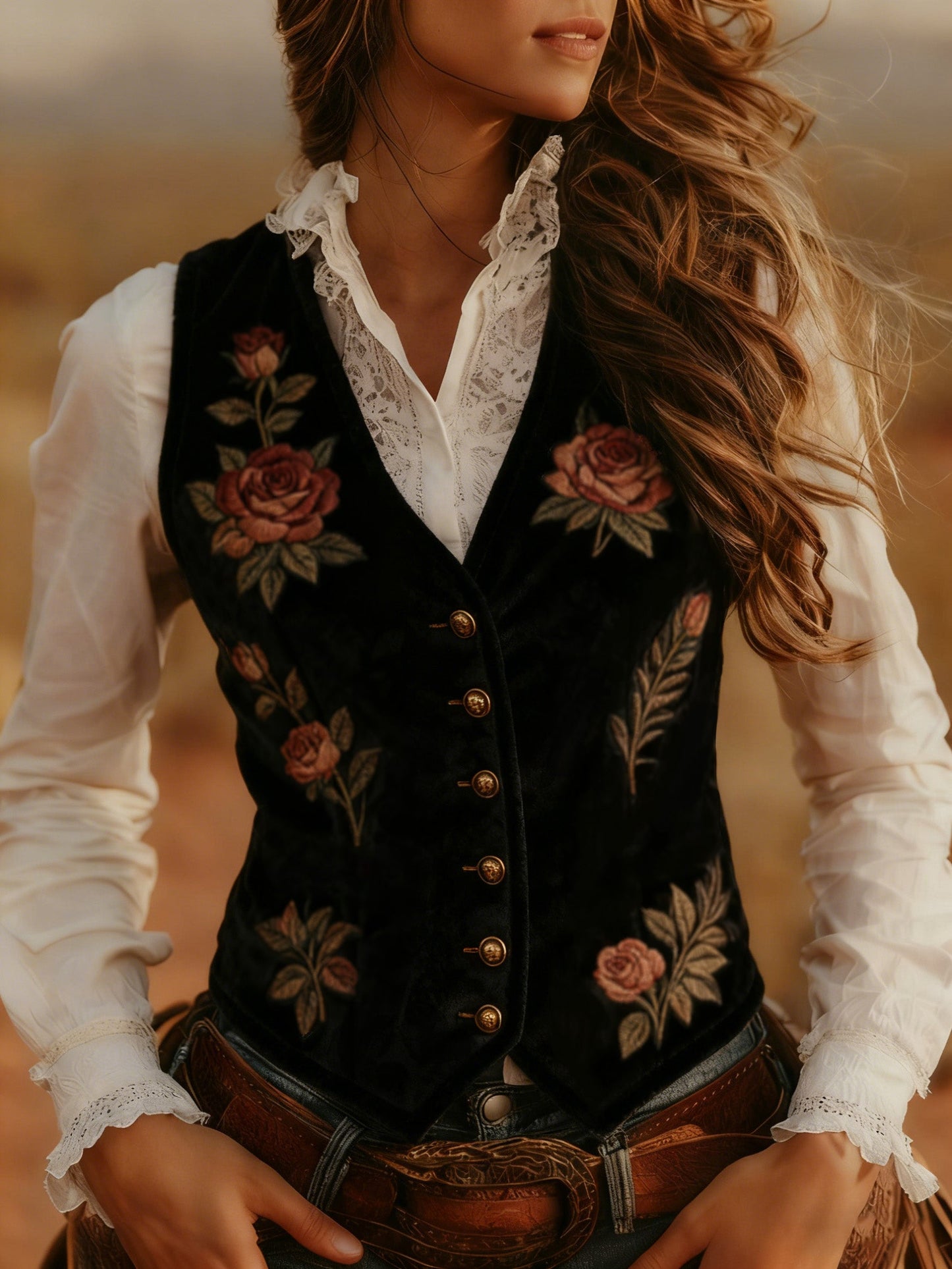 Casual Sleeveless V-neck Slim-fit Vest