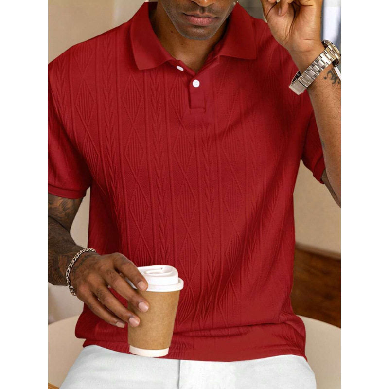 Men's Jacquard Trendy Casual Shirt