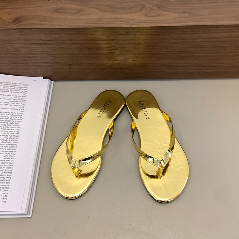 Womens Plus-size Flat Sandals For Spring And Summer
