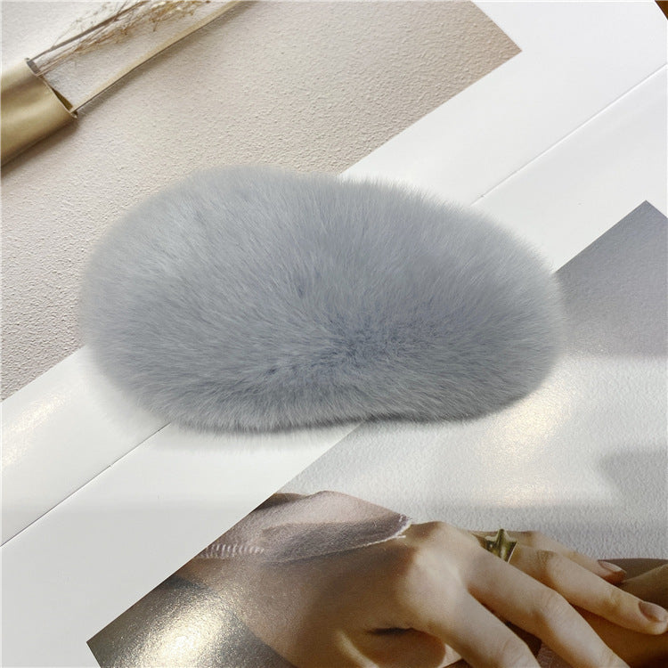 Korea Real Otter Hair Hair Clip Female