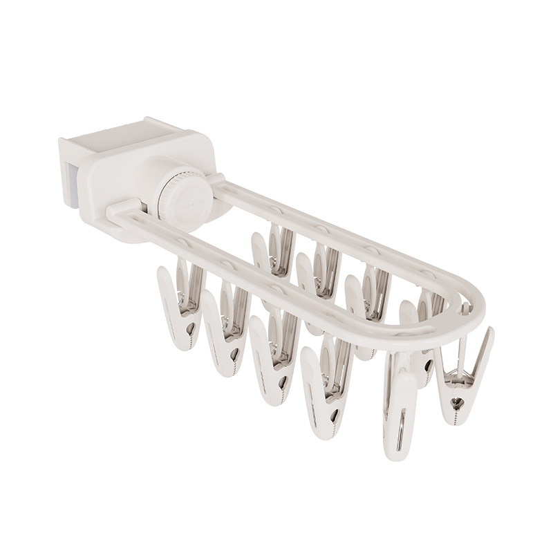 Balcony sock rack-rice coffee-ABS-1 piece
