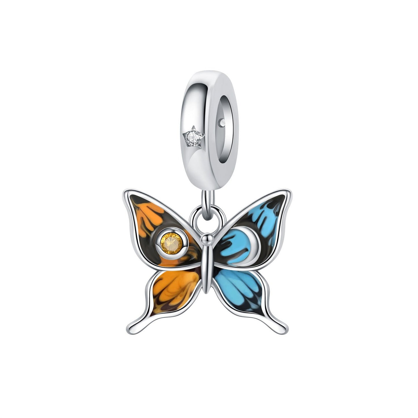 DIY Copper Gradient Butterfly Jewelry Bead Pendant