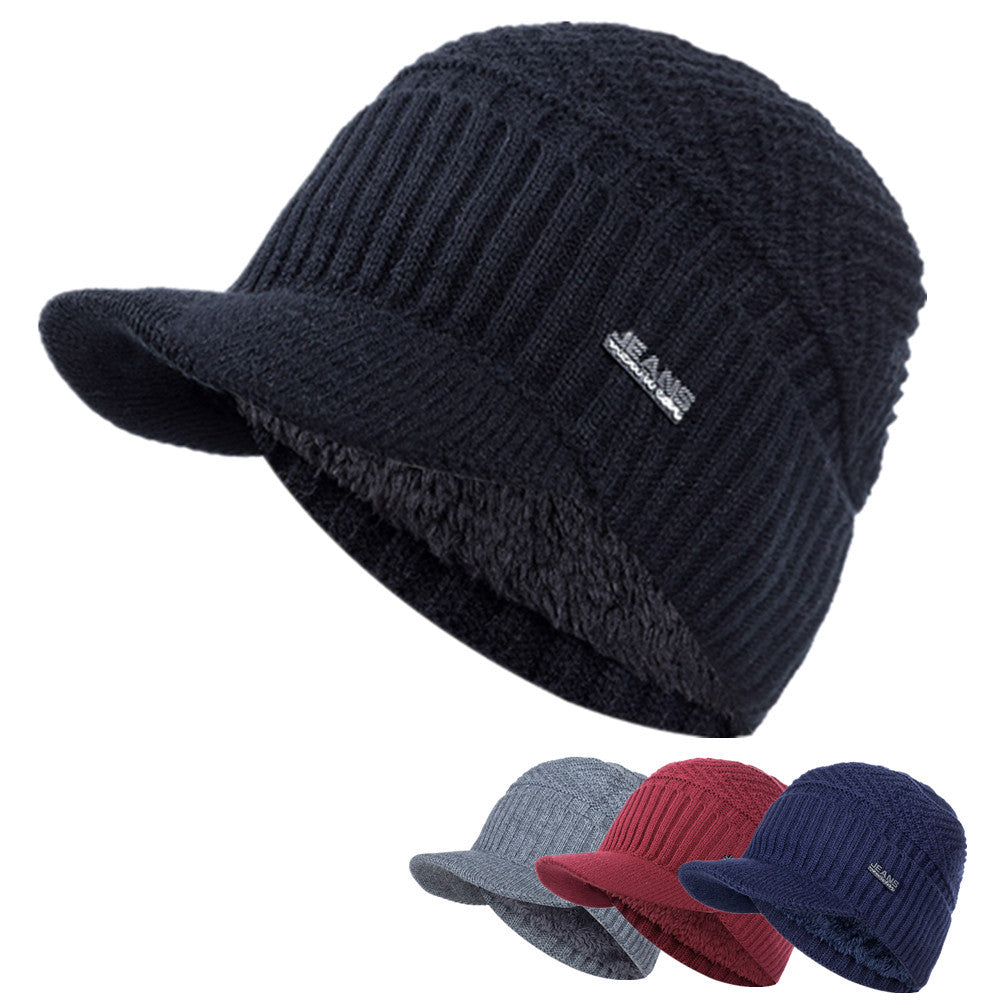 Unisex Warm Fur Lined Beanie