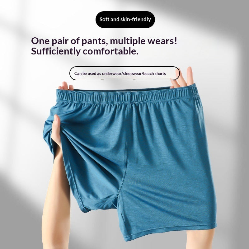 Thin Loose-fit Trendy Breathable Boxer Briefs In Plus Sizes