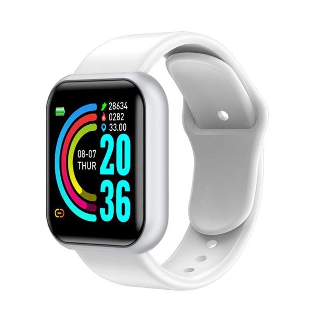 Fitness Wristwatch Color Screen Smart Sport Bracelet Activity Running Activity Fitness Tracker Smartwatch Heart Rate Monitor Waterproof Fitness Tracker Heart Rate For Children Men Women