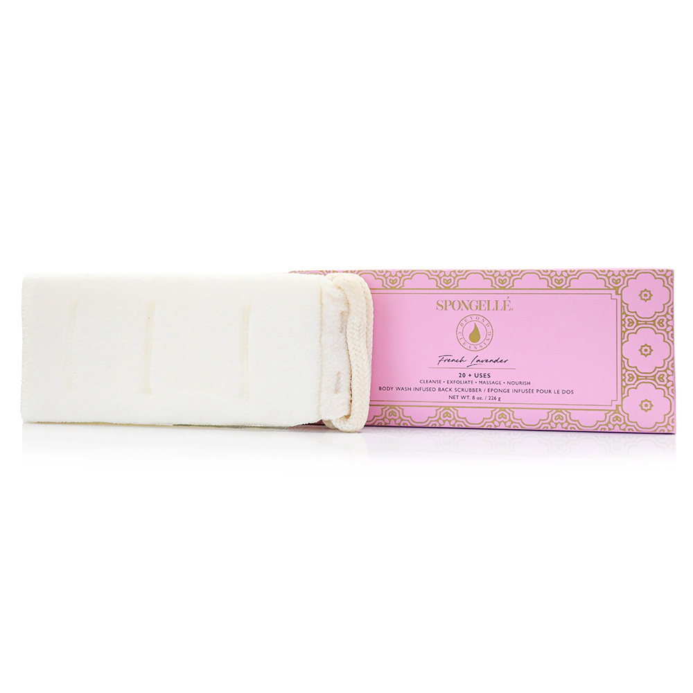 Tampon dos infusé au gel douche lavande française