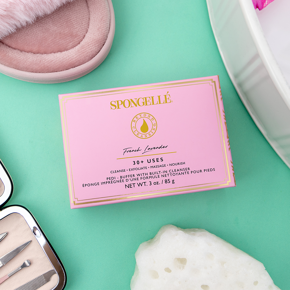 Lavande française | Éponge exfoliante pour les pieds