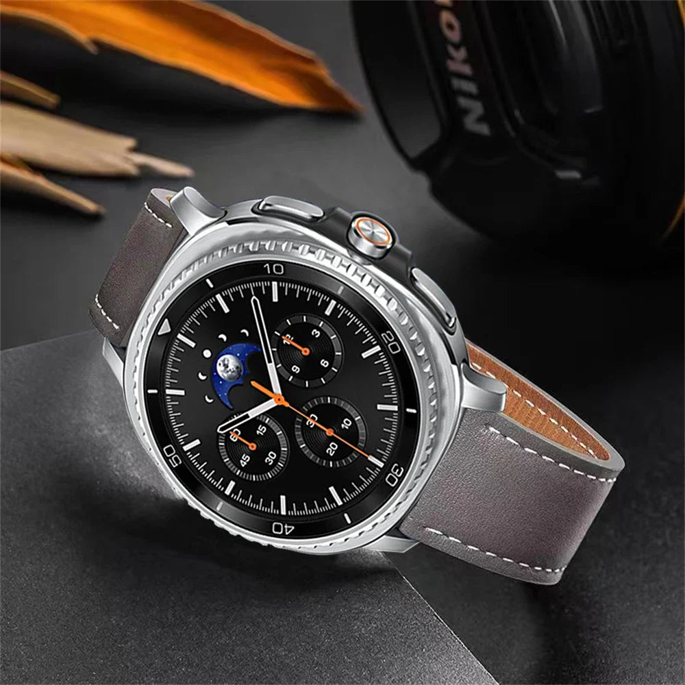 Bracelet en cuir véritable Galaxy 8 et Galaxy 8 Classic