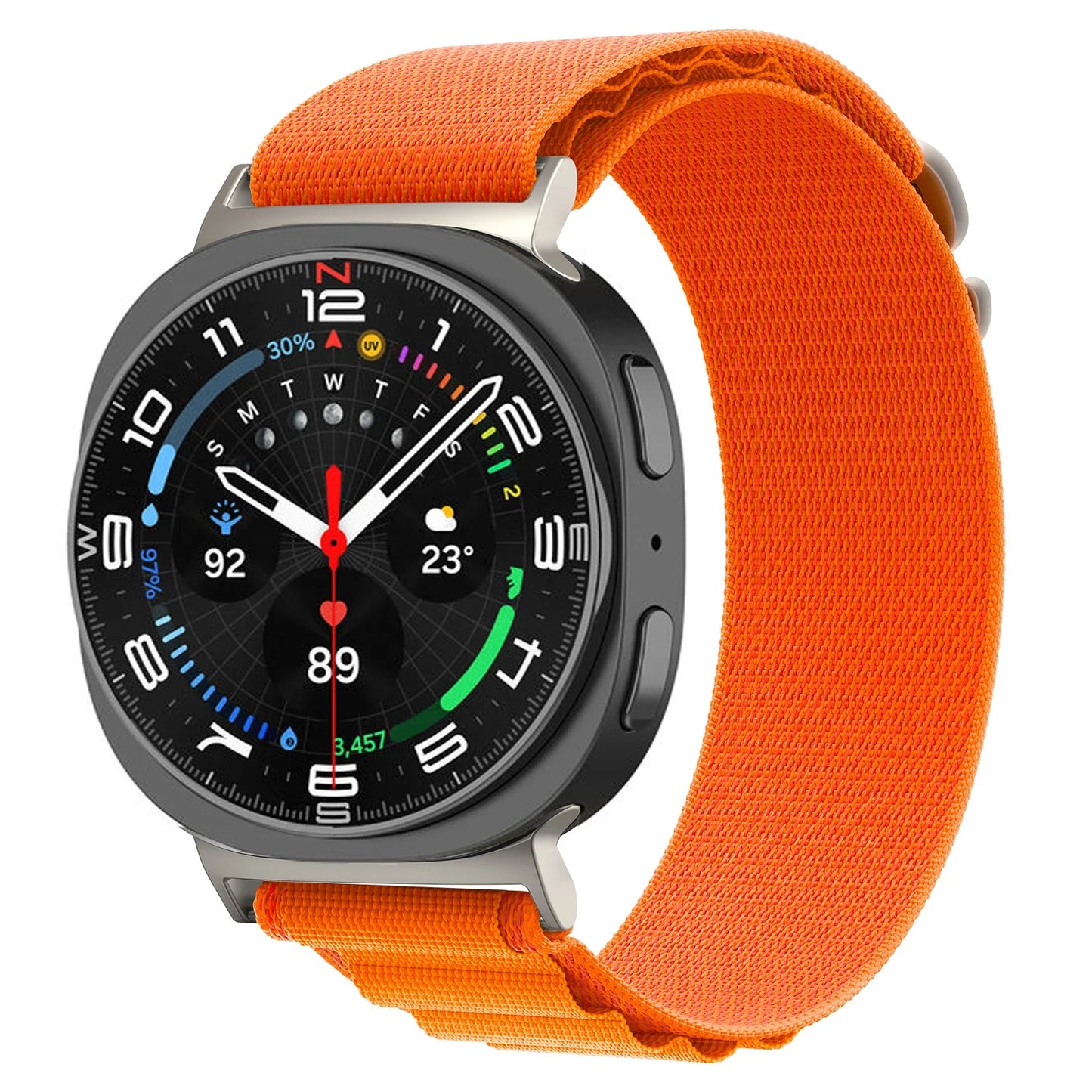 Galaxy Watch 8 Galaxy Watch 8 Classic Nylonarmband - Atmungsaktiv Robust