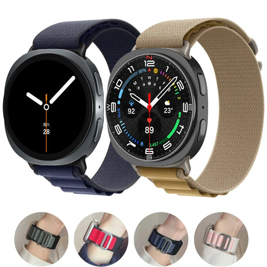 Galaxy Watch 8 Galaxy Watch 8 Classic Nylonarmband - Atmungsaktiv Robust