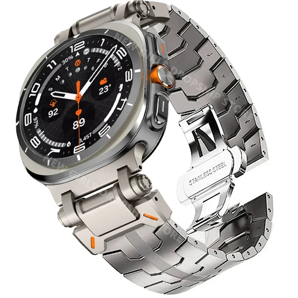 Galaxy Watch 8 Galaxy Watch 8 Classic Bracelet en acier inoxydable - Poli