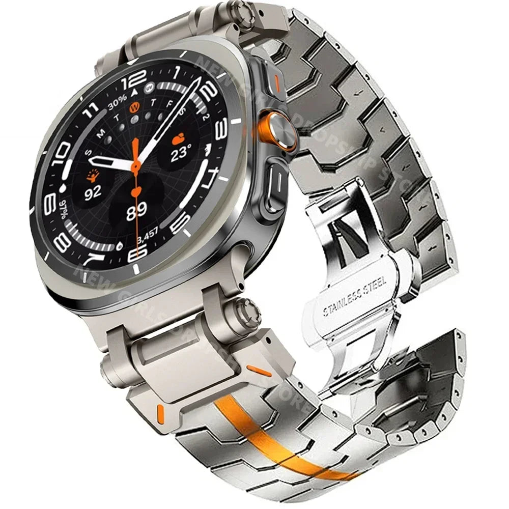 Galaxy Watch 8 Galaxy Watch 8 Classic Bracelet en acier inoxydable - Poli
