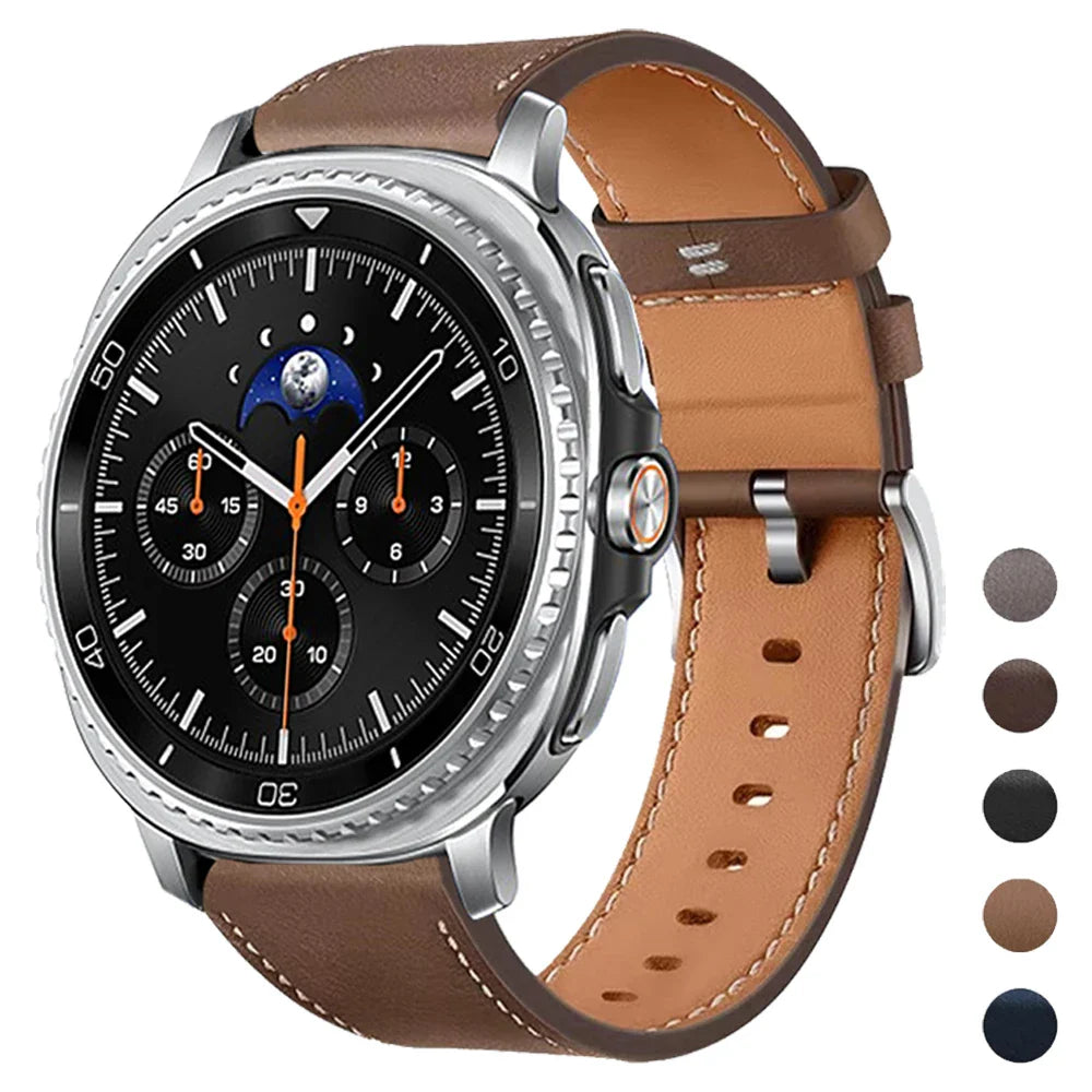 Bracelet en cuir véritable Galaxy 8 et Galaxy 8 Classic