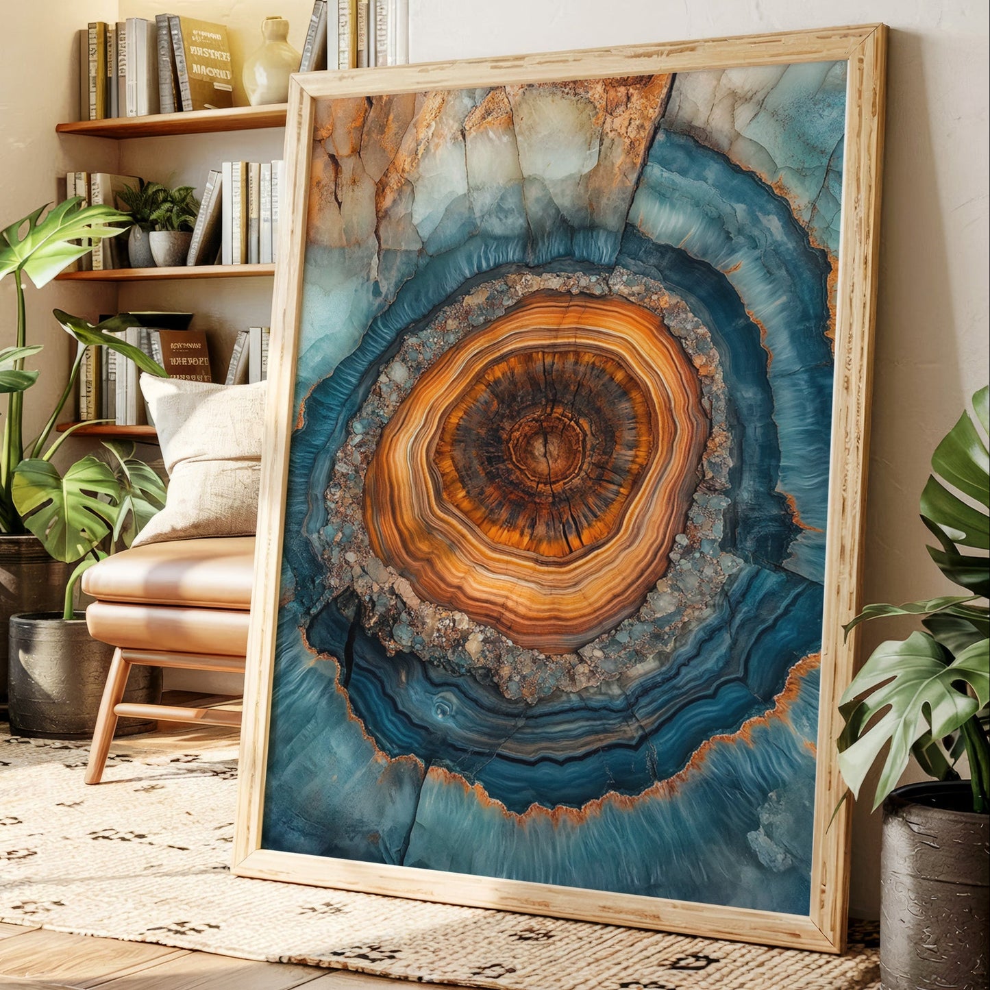 Harmonie Océanique - Art Géode