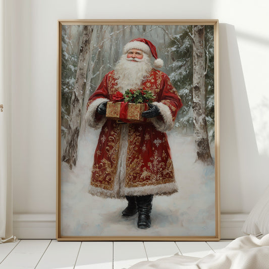 Cadeaux emballés dans l'étreinte de l'hiver