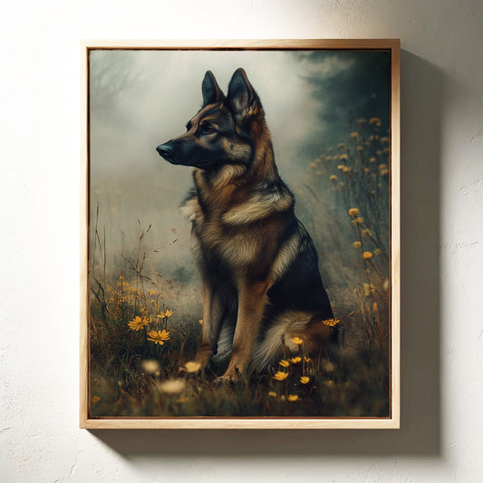 Misty Canine Reverie
