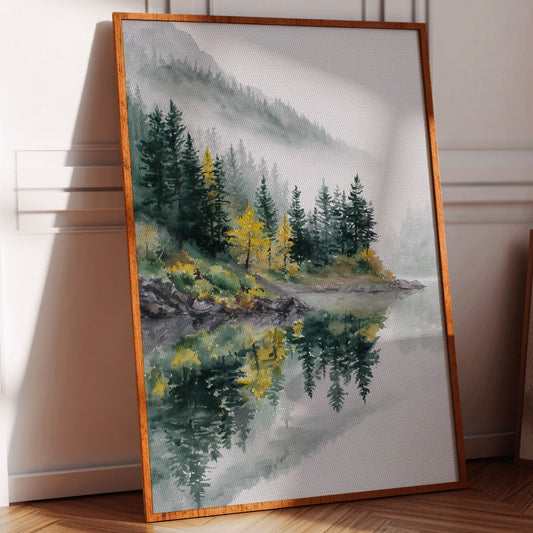 L'étreinte de l'automne sur les eaux calmes