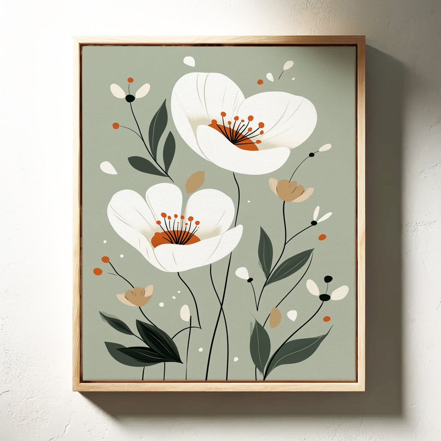 Fleurs Tranquilles - Art Floral Minimaliste