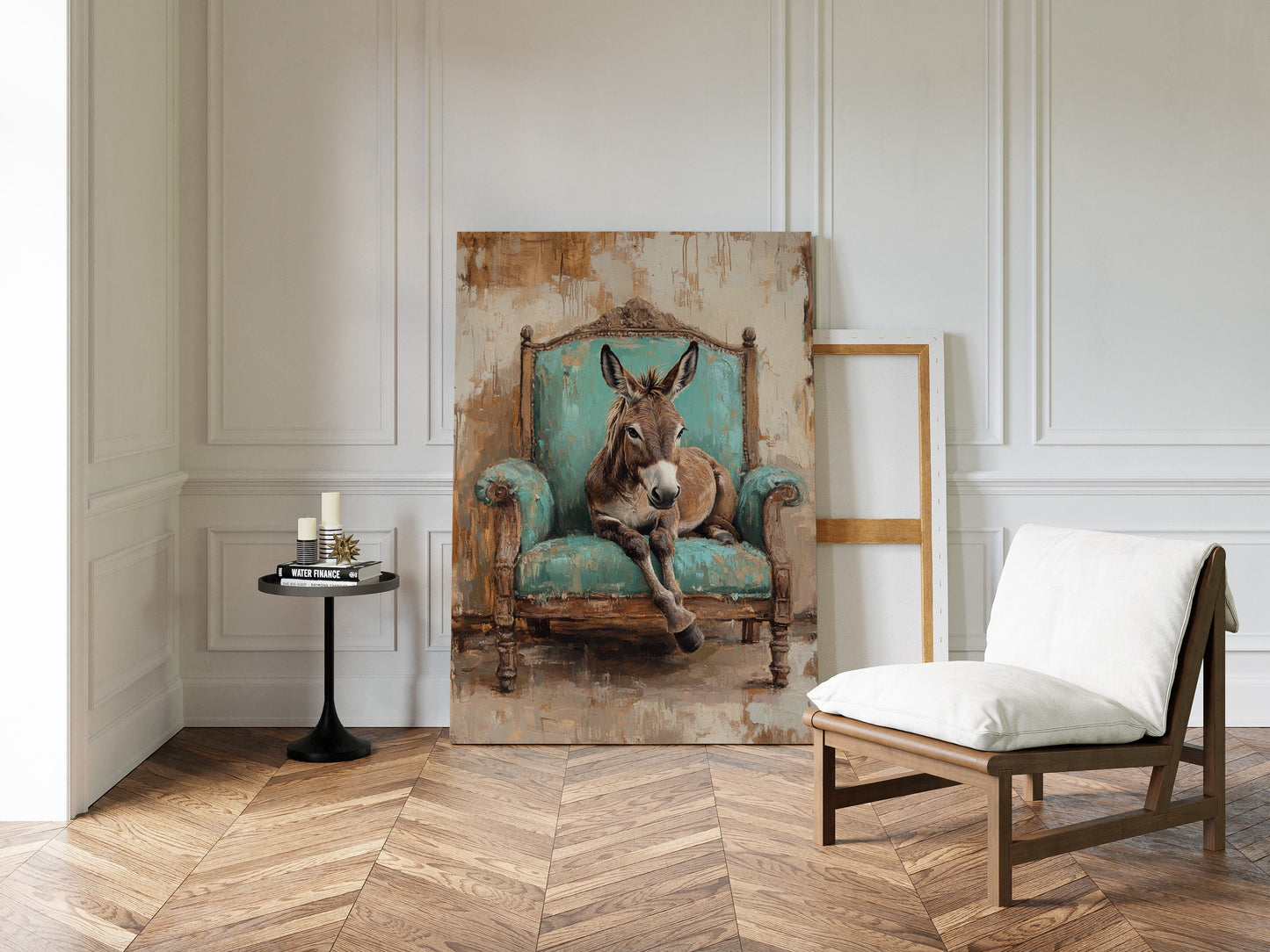 Rêverie de l'âne turquoise