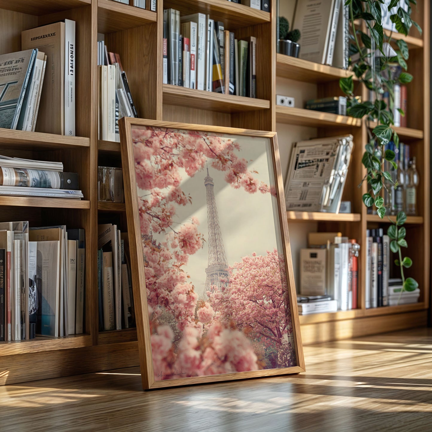 Blüten tanzen unter Pariser Himmeln