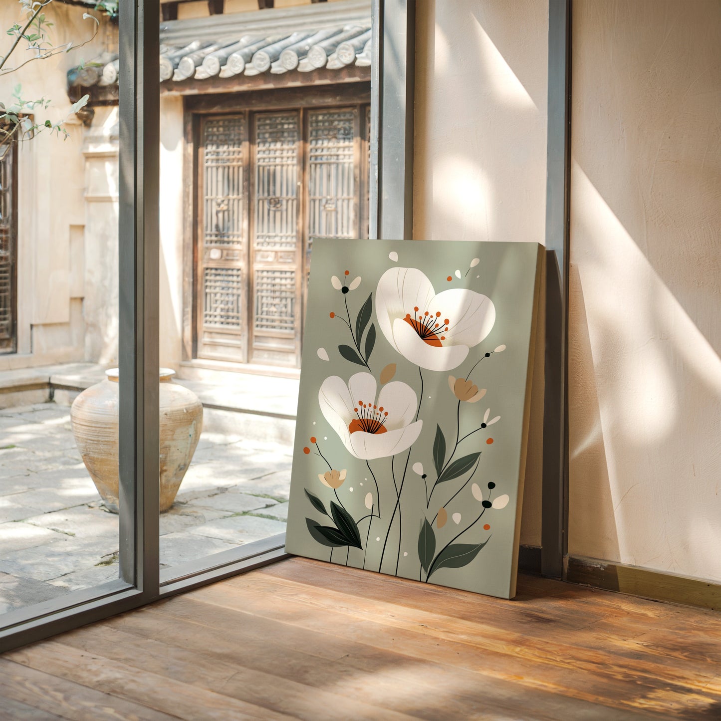 Fleurs Tranquilles - Art Floral Minimaliste