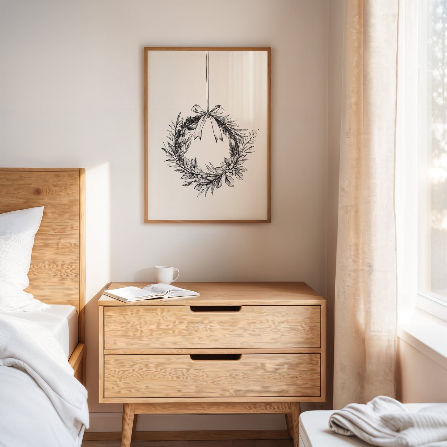 Simple Hand-Drawn Wreath