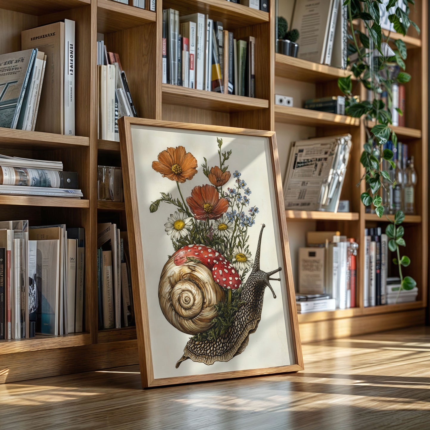 Whimsical Snail Reverie