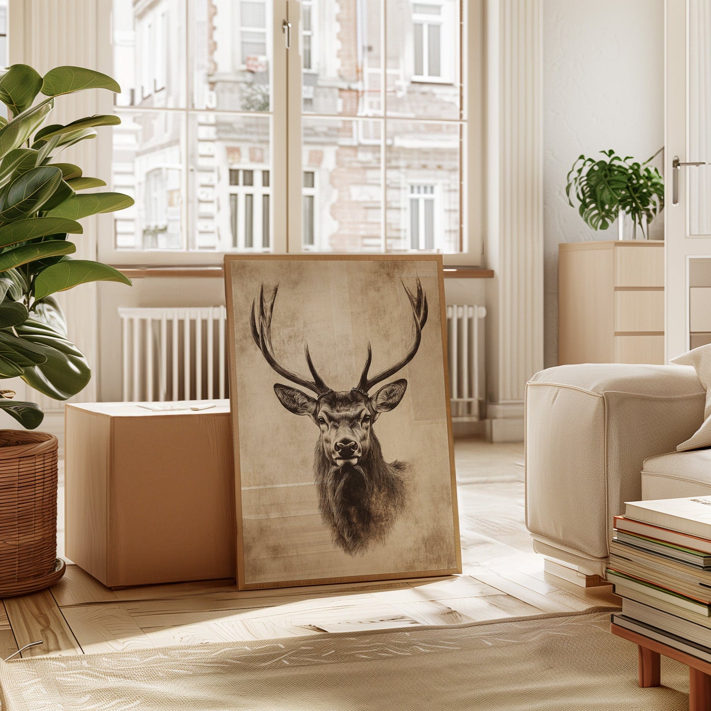 Cerf rustique