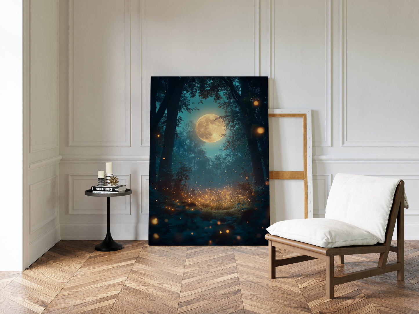 Murmures au clair de lune dans le bosquet