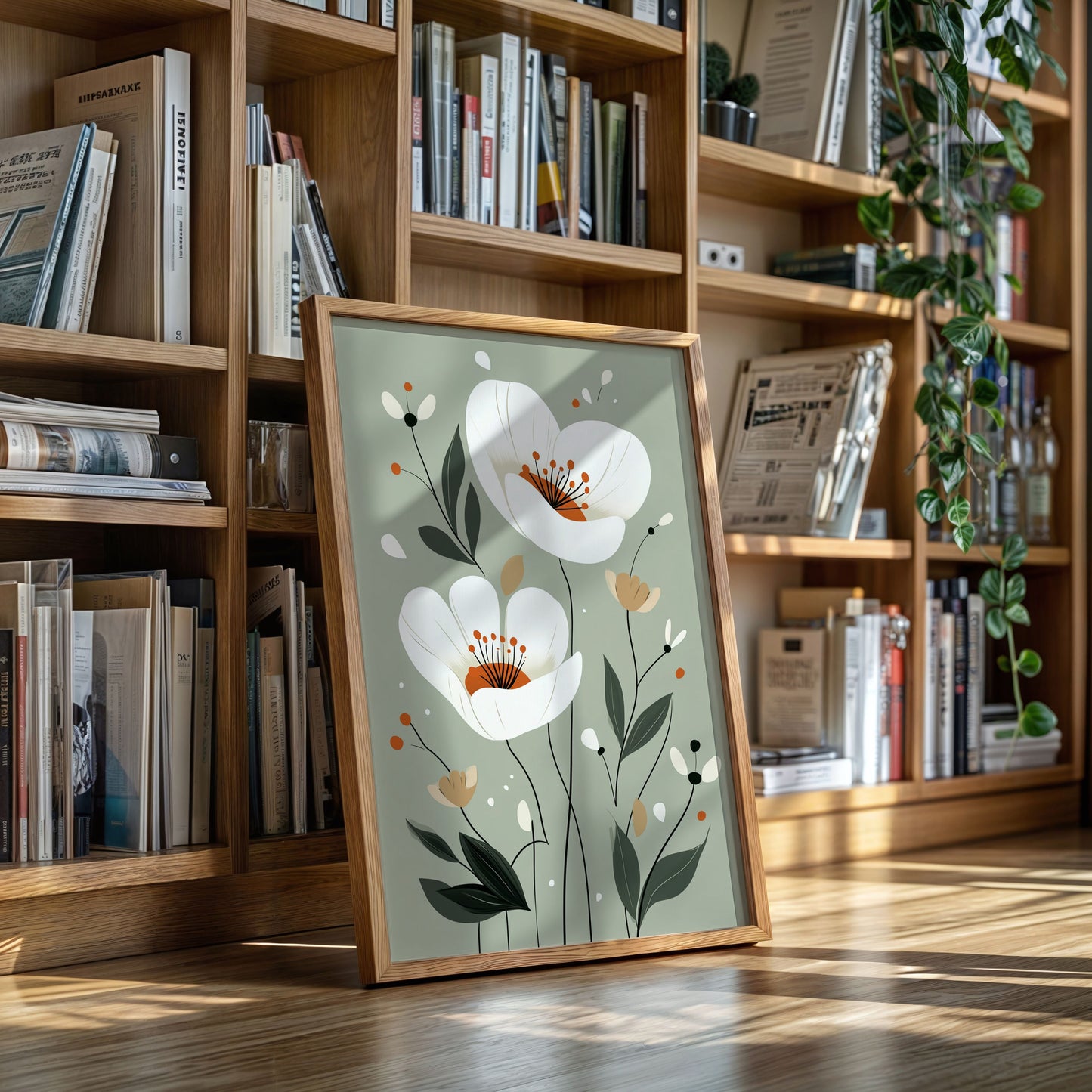 Fleurs Tranquilles - Art Floral Minimaliste